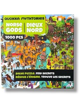 Quokka Mythtories Norse Gods 1000-Piece Puzzle - Complete